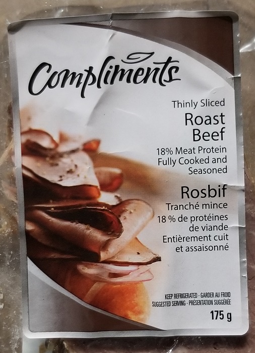Compliments Roast Beef, 175 g - front