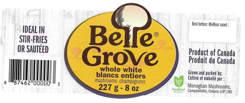 Belle Grove - Champignons blancs entiers