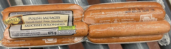 Harvest – Polish Sausages – 675 grams (front)
