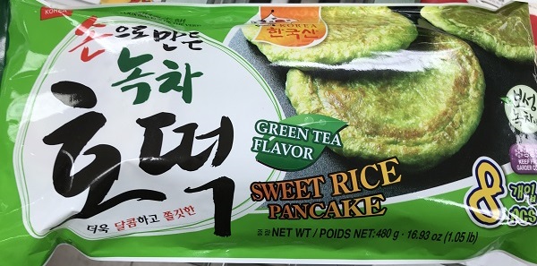 Wang Korea – Green Tea Flavor Sweet Rice Pancake – 480 grams
