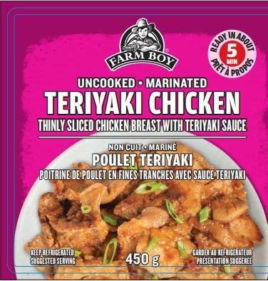 Farm Boy – Marinated Teriyaki Chicken – 450 grams