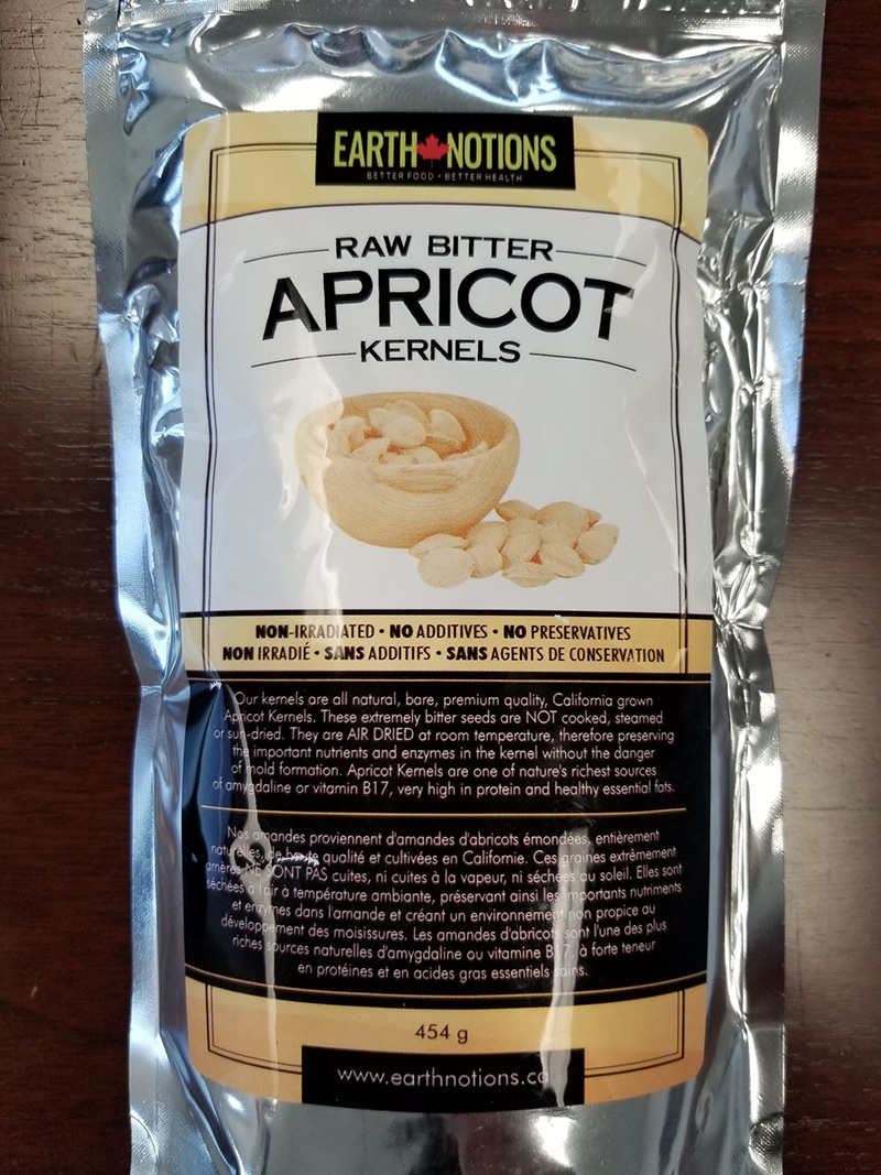 Earth Notions: Raw Bitter Apricot Kernels - 454 g