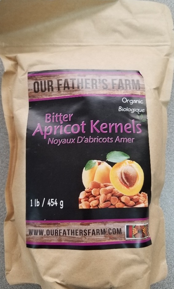 Our Father's Farm – Bitter Apricot Kernels – 454 grams