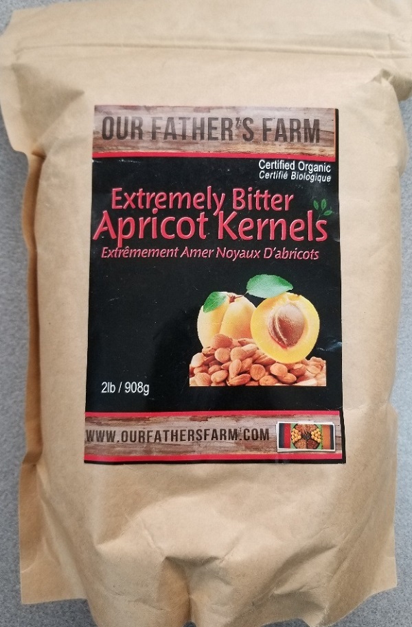 Our Father's Farm – Extremely Bitter Apricot Kernels – 908 grams