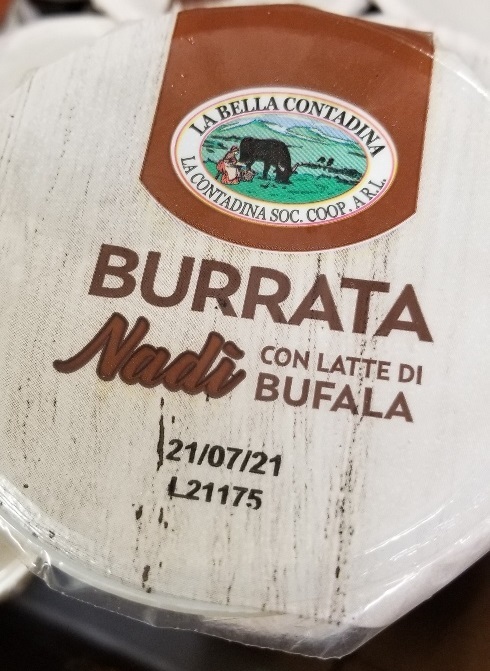  La Bella Contadina – Burrata Nadi con latte di bufala (cheese) – 200 grams (lot code)
