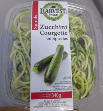 Harvest Fresh - Zucchini Spirals - front