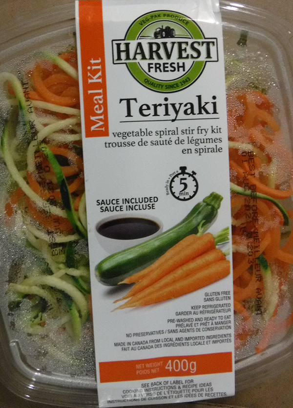 Harvest Fresh - Teriyaki trousse de sauté de légumes en spirale - face