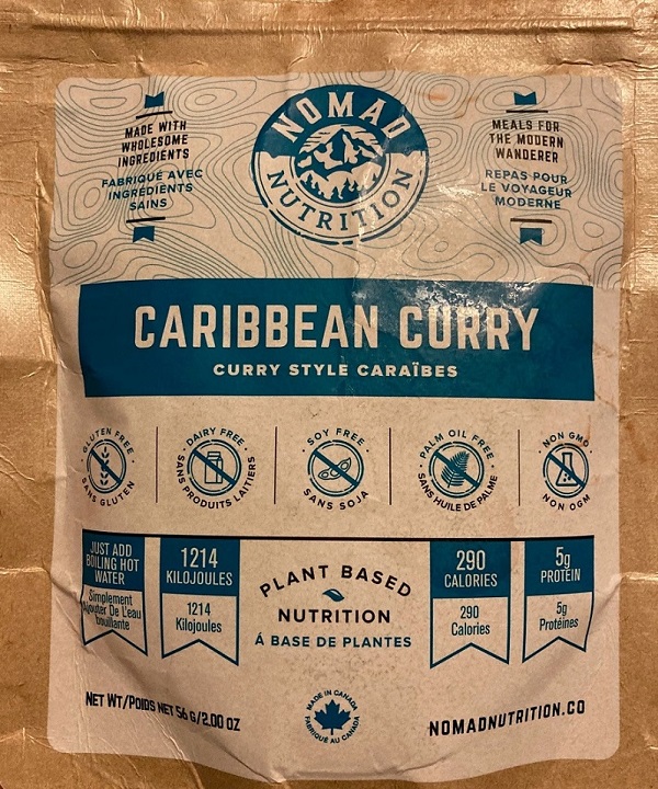 Nomad Nutrition – Curry Style Caraïbes – 56 grammes