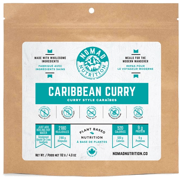Nomad Nutrition – Curry Style Caraïbes – 112 grammes