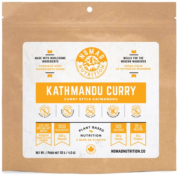 Nomad Nutrition – Curry Style Katmandou – 112 grammes
