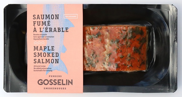 Gosselin Smokehouses - Maple Smoked Salmon - Approximately 200 grams