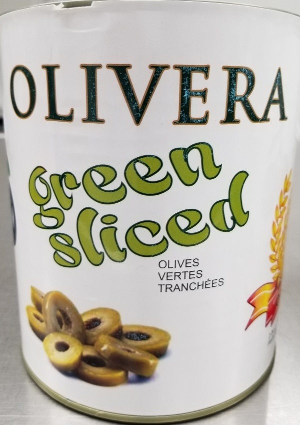 Olivera – Green Sliced Olives – 2.84 Litres