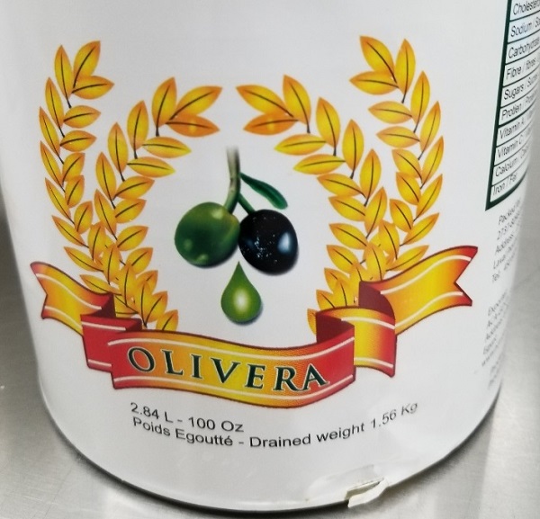 Olivera – Olives tranchées – 2.84 Litres