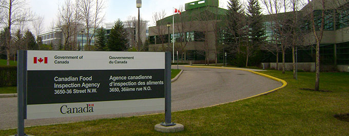 Entrée du bâtiment du laboratoire de Calgary