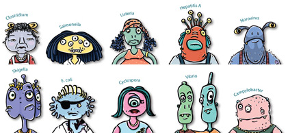 10 least wanted foodborne pathogens