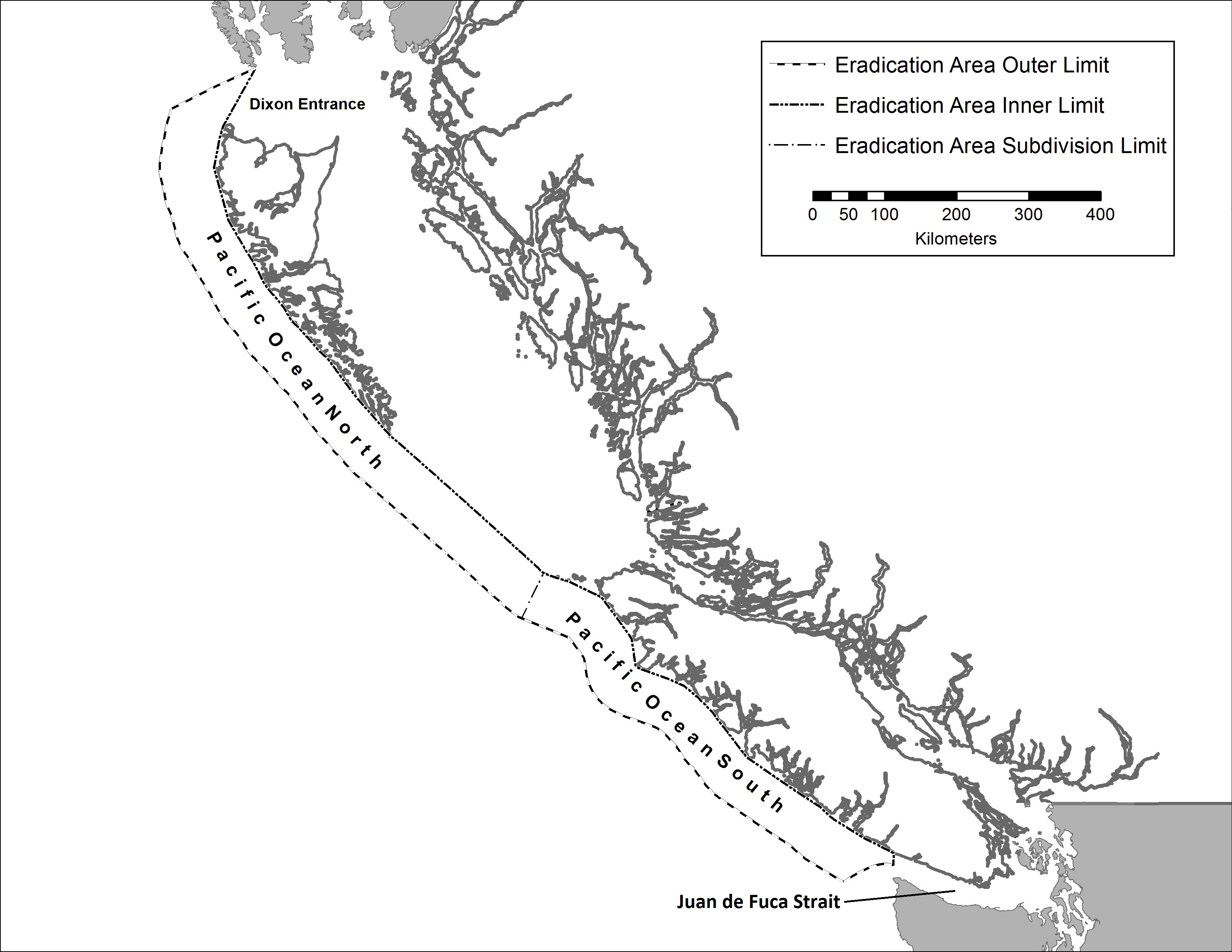 Pacific Ocean North and Pacific Ocean South map. Description follows.