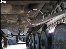 Figure 28. Tank militaire non conforme