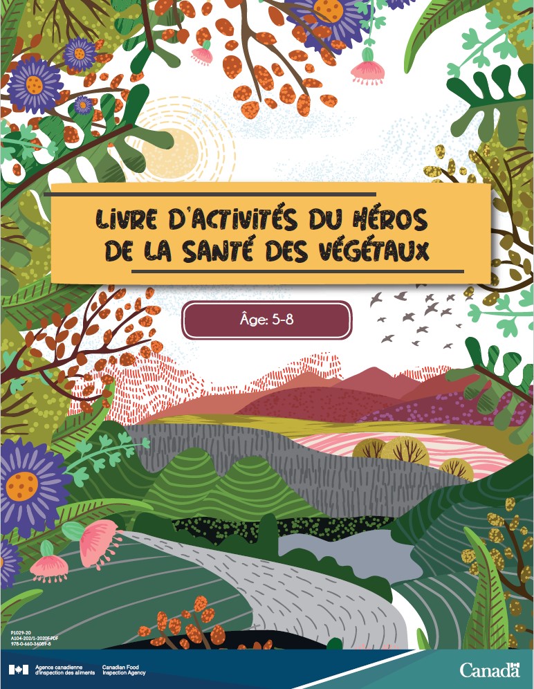 Livre d'activités du héros de la santé des végétaux (Âge 5-8)