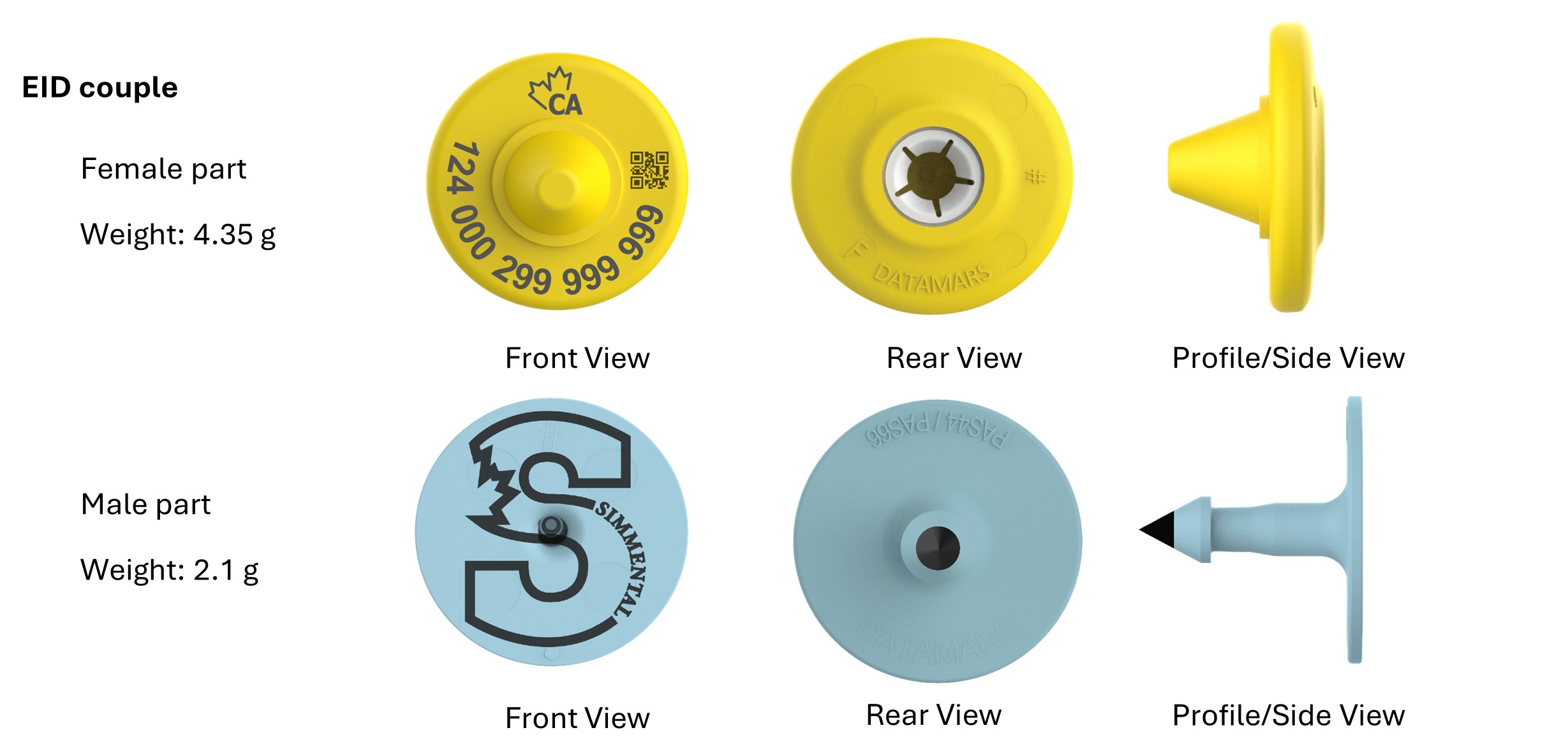 Picture - CFIA code: BOV-08-03A. Description follows.